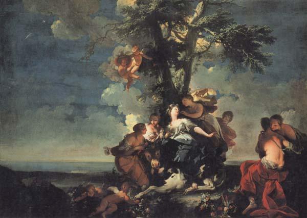 Giovanni Domenico Ferretti The Rape of Europa Germany oil painting art
